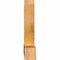 Ekena Millwork Portland Rough Sawn Timber Gable Bracket, Western Red Cedar, 48"W x 22"H x 4"D x 4"F, 11/12 Pitch GBW048X22X0404POR00RWR - alternate 4